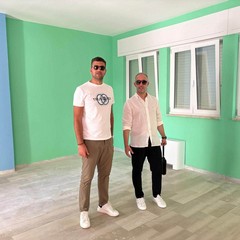 Ex Santomauro, nasce un nuovo asilo nido: sopralluogo sul cantiere del sindaco Bevilacqua
