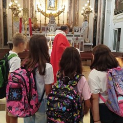 La benedizione degli zainetti nelle parrocchie di Minervino Murge