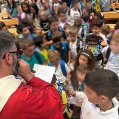 La benedizione degli zainetti nelle parrocchie di Minervino Murge