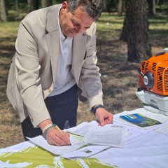 Firma consegna moduli antincedio ai comuni