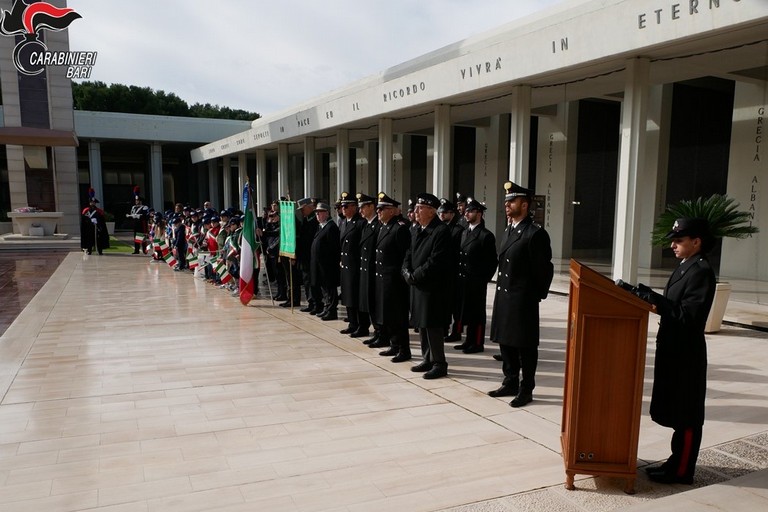 Commemorato il brigadiere Salvatore Pietrocola al Sacrario Militare di Bari