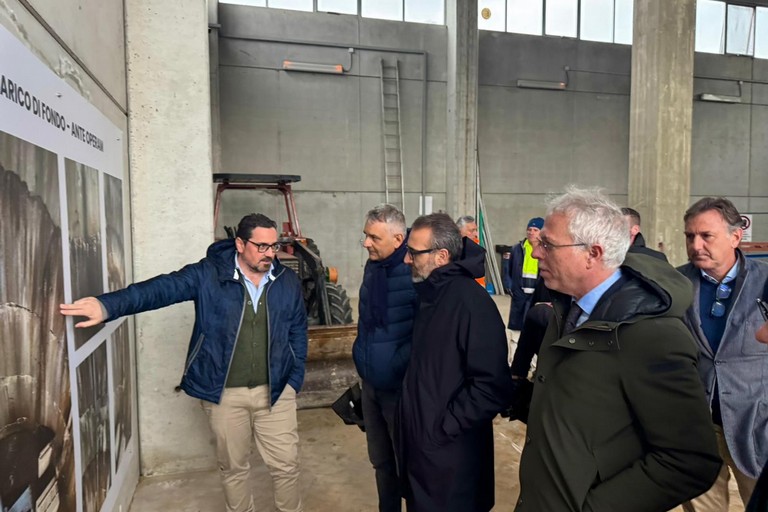 Sopralluogo di Nicola Rutigliano e Francesco Paolicelli alla Diga del Locone