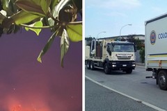 Incendio a Minervino: attivata la Colonna Mobile Regionale dei Vigili del Fuoco