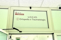 Asl Bt, potenziata l'ortopedia di Bisceglie per abbattere le liste d'attesa