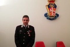 Il colonnello Alessandro Andrei al Comando provinciale dei Carabinieri del gruppo Bat