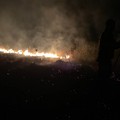 Incendio in agro minervinese domato nella notte