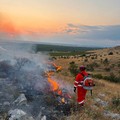 Ennesimo incendio tra Minervino Murge e Andria: fiamme domate in serata