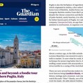 Tra arte, tradizioni e sapori del territorio: il viaggio di “The Guardian” passa da Minervino