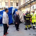 Tende pre-triage agli ospedali di Andria, Barletta e Bisceglie