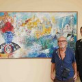 L'artista Roccotelli di Minervino dona un dipinto al comando Carabinieri Bat