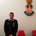 Il colonnello Alessandro Andrei al Comando provinciale dei Carabinieri del gruppo Bat