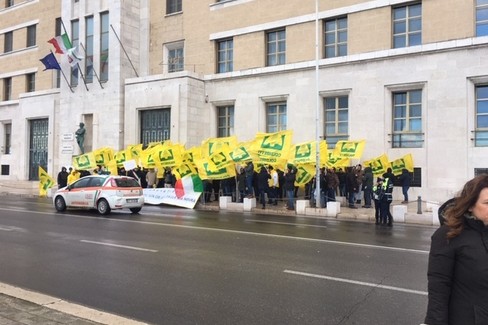 Protesta agricoltori di Coldiretti