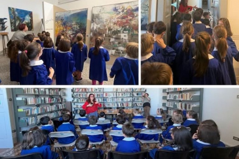 Gli alunni della Pietrocola visitano Biblioteca e Pinacoteca