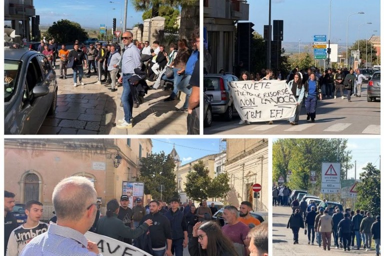 Agricoltori e autotrasportatori in corteo