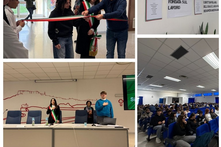 Inaugurata la Mostra dedicata alla Costituzione Italiana al Liceo Scientifico di Minervino Murge
