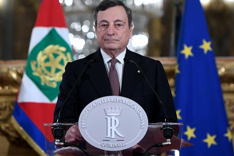 Premier Mario Draghi