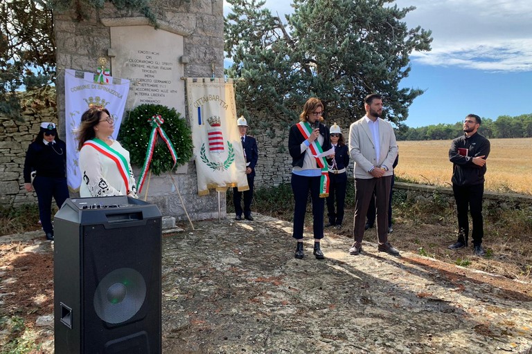 Commemorazione al Sacrario di Murgetta Rossi