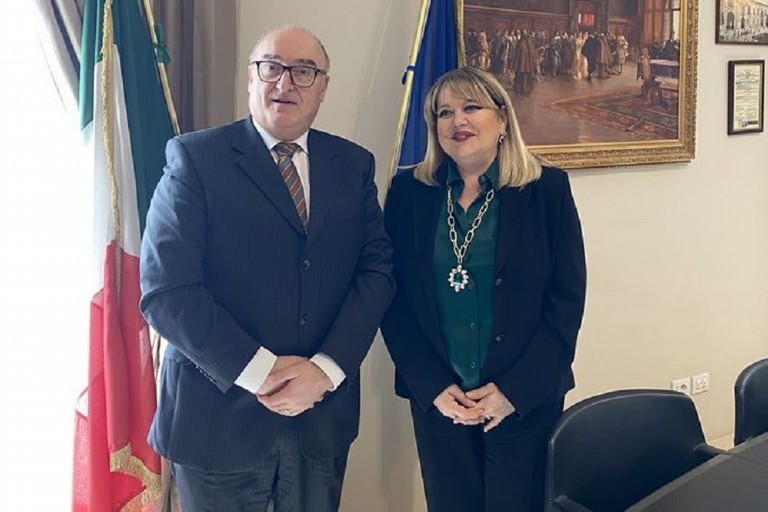 Visita istituzionale dell'ambasciatore di Slovenia nella Bat